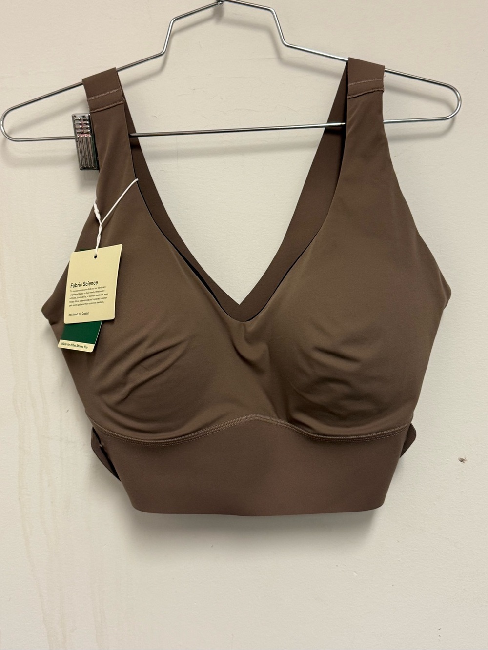 Halara Comfort Stretch V-Neck Brown